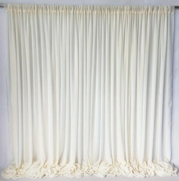 IFR Chiffon Fabric Event Drapery Panels | 100% Polyester Chiffon Fabric Curtains | Multiple Colors |
