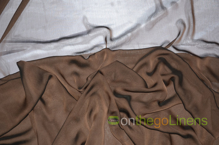 58in x 96in - 8ft Tall / Brown Black