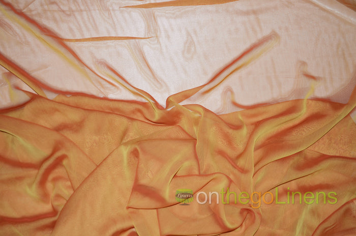 58in x 96in - 8ft Tall / Dark Orange