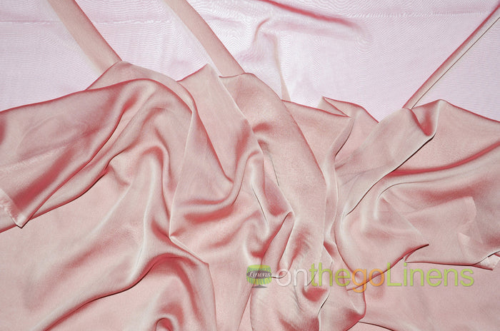 58in x 96in - 8ft Tall / Pink Gold