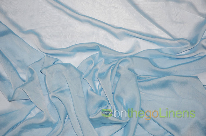 IFR Two Tone Chiffon Event Drapery Panels | Cationic Chiffon Curtains | Inherently Fire Retardant |