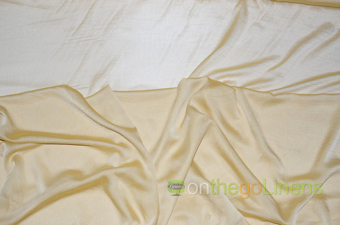 Tablecloth Overlay 72 x 72 / White Gold