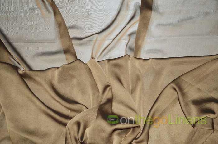Tablecloth Overlay 72 x 72 / Light Brown