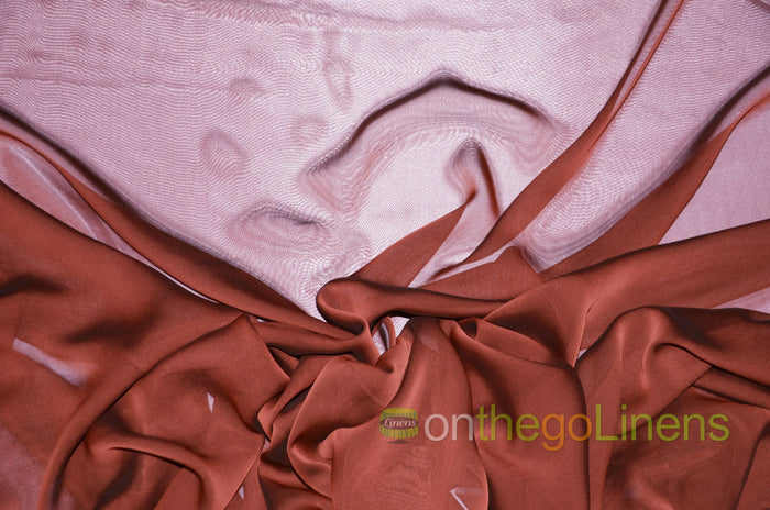 Tablecloth Overlay 72 x 72 / Rust