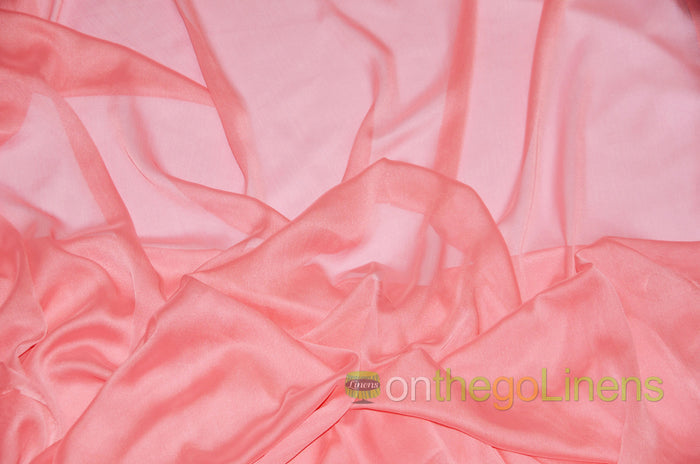 Tablecloth Overlay 72 x 72 / Coral