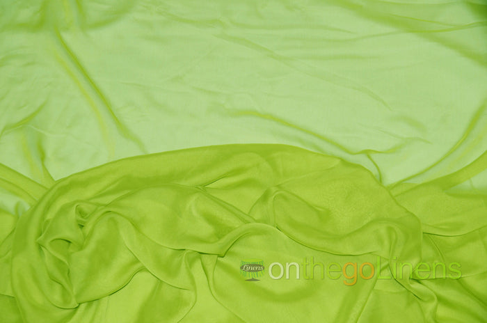IFR Two Tone Chiffon Table Overlays | Cationic Chiffon Table Overlays | Multiple Colors |