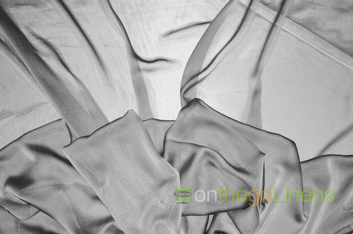 Tablecloth Overlay 72 x 72 / Silver Black