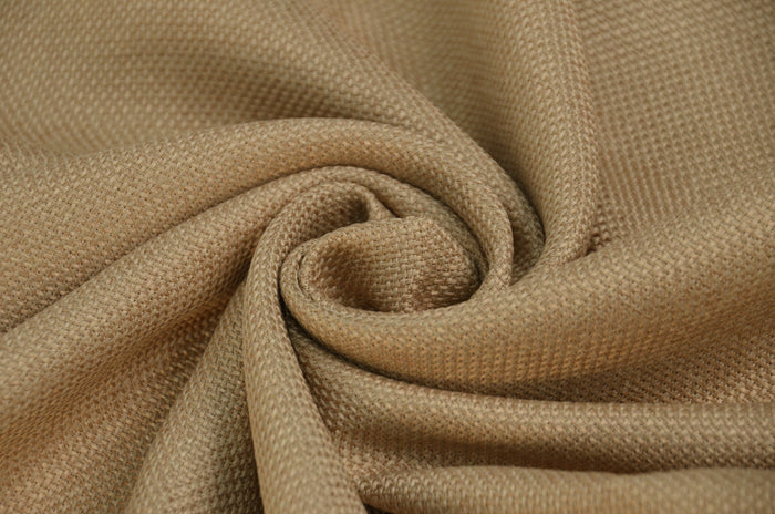 Imitation Burlap Event Drapery Panel | Luxe Burlap | Washable Burlap Curtains| 58" Wide | Natural Color |