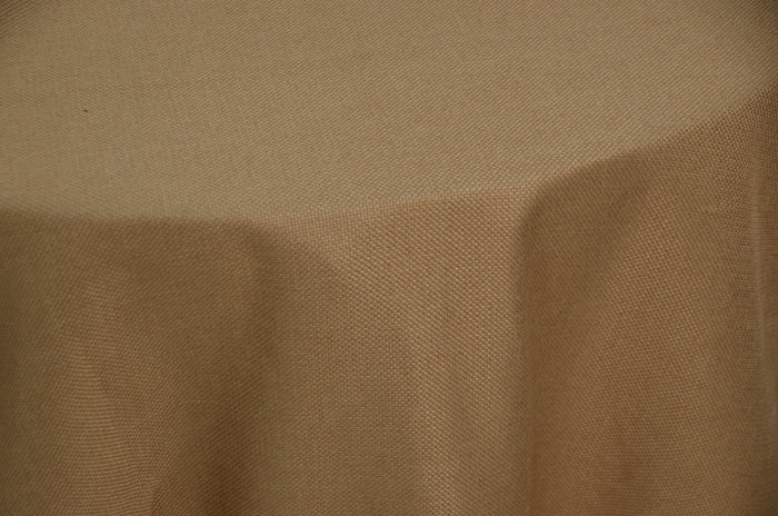 Imitation Burlap Tablecloths | Luxe Burlap | Washable Faux Burlap Table Linens