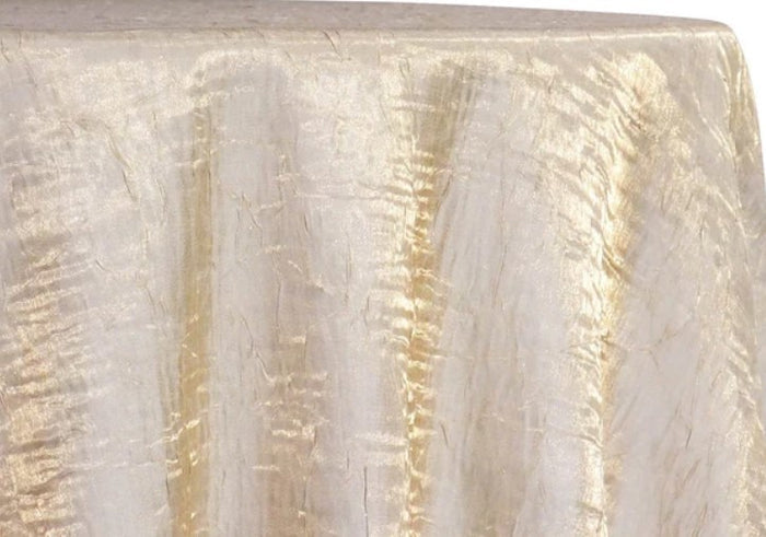 Iridescent Crush Shimmer Table Linens | Galaxy Tablecloth | Multiple Colors |