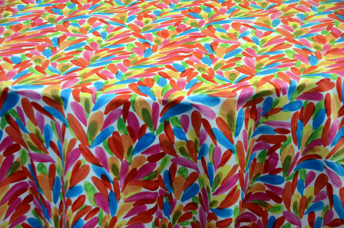 LA Vibe Satin Print Event Drapery Panels | LGBT Satin Print Curtains | 100% Polyester Washable |