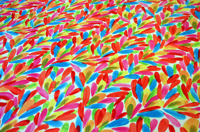 LA Vibe Satin Print Tablecloths | LGBT Satin Print Table Linens | 100% Polyester Washable |