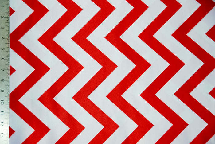 Lamour Satin Chevron Print Event Drapery Panels | Chevron Print Curtains | Multiple Colors |