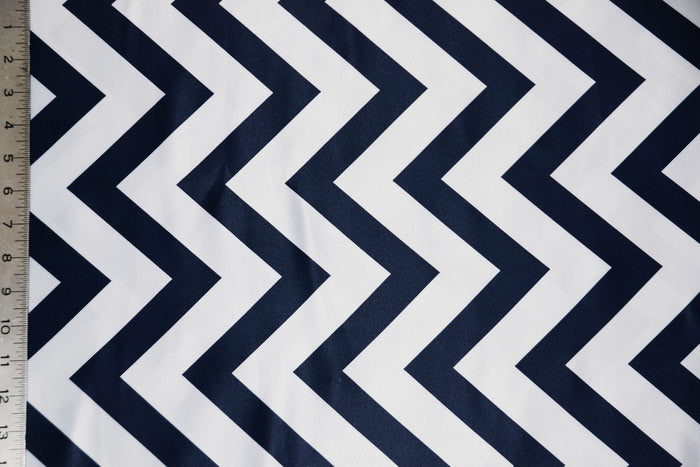 Lamour Satin Chevron Print Event Drapery Panels | Chevron Print Curtains | Multiple Colors |