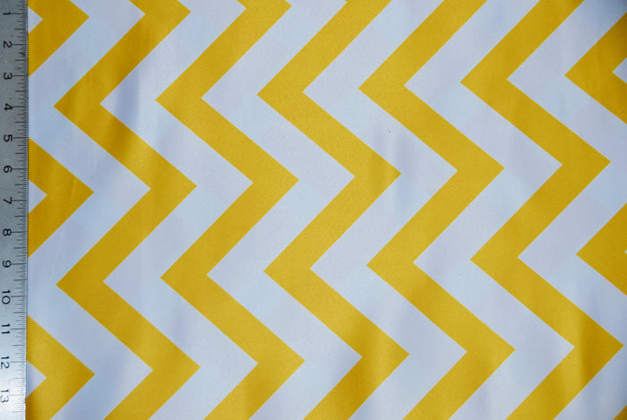 Lamour Satin Chevron Print Table Linens | Chevron Tablecloths | Multiple Colors |