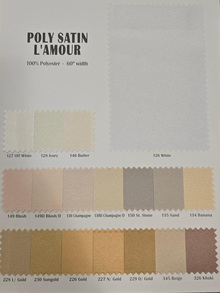 Lamour Satin Table Runners | 100% Polyester Semi Dull Heavy Satin Table Runners