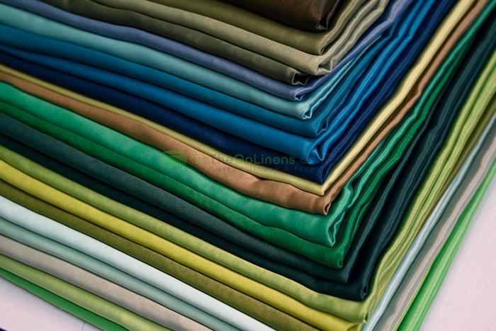 Lamour Satin Tablecloths | 100% Polyester Semi Dull Heavy Satin Table Linens