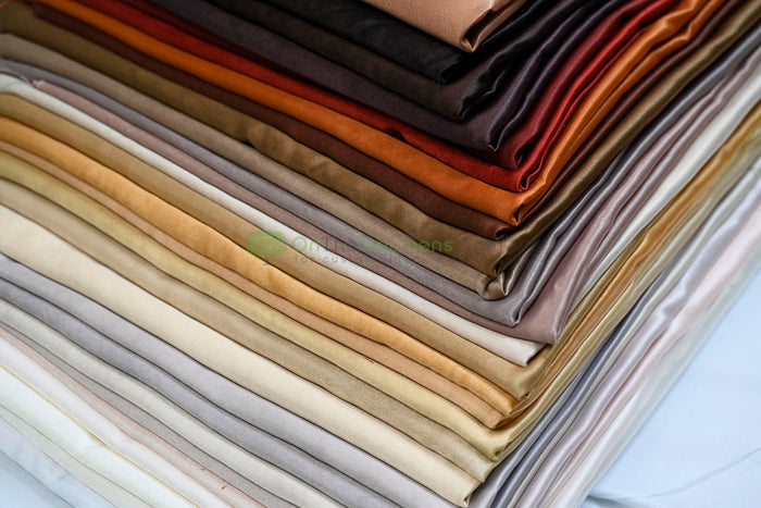 Lamour Satin Tablecloths | 100% Polyester Semi Dull Heavy Satin Table Linens