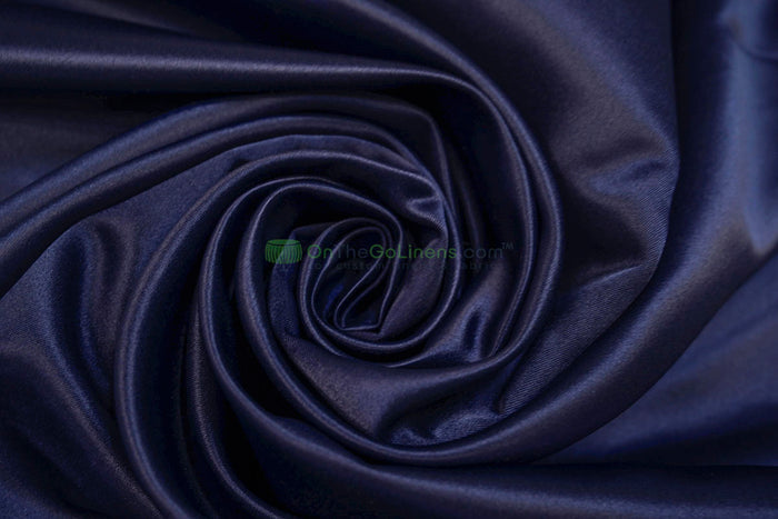 Tablecloth 90 Round / Navy Blue