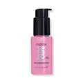 A pink bottle of Matrix InstaCure Hand Strengthening & Shine Oil with a black pump dispenser, shown on a clean white background.