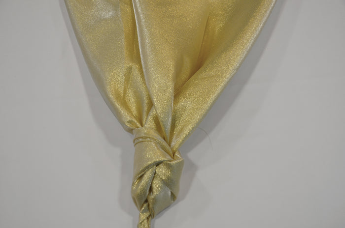 Metallic Lame Table Overlays | Silver and Gold Lame Overlays |