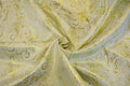Oriental Metallic Paisley Brocade Table Linens | Silver and Gold Metallic Paisley Brocade Table Linens |