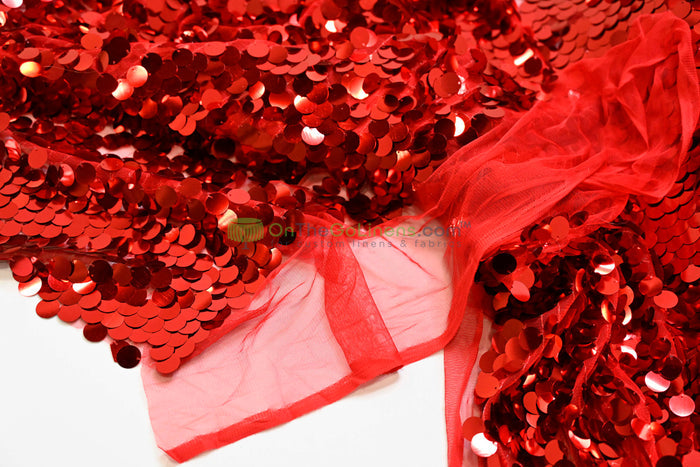 52in x 96in - 8ft Tall / Red