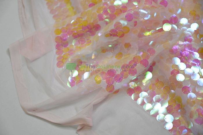 Tablecloth 90 Round / Iridescent Blush