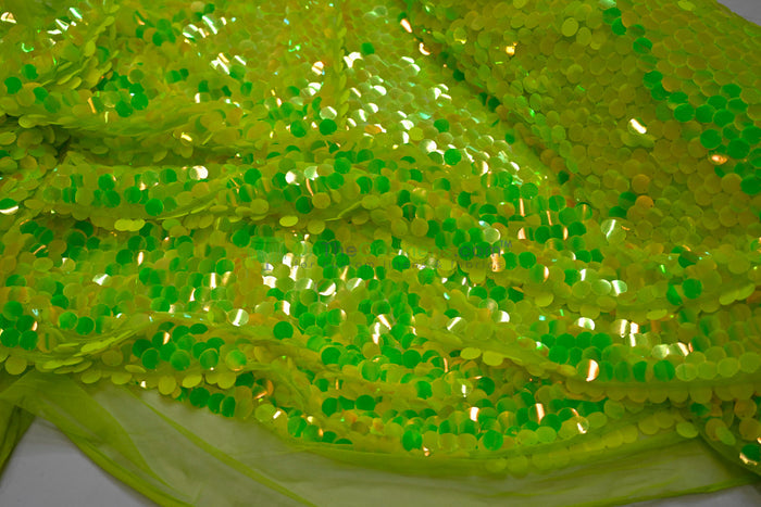 Tablecloth 90 Round / Iridescent Lime