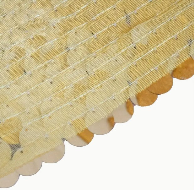 Payette Sequins Table Linens | Paillette Fish Scale Sequins Tablecloths | Multiple Colors |