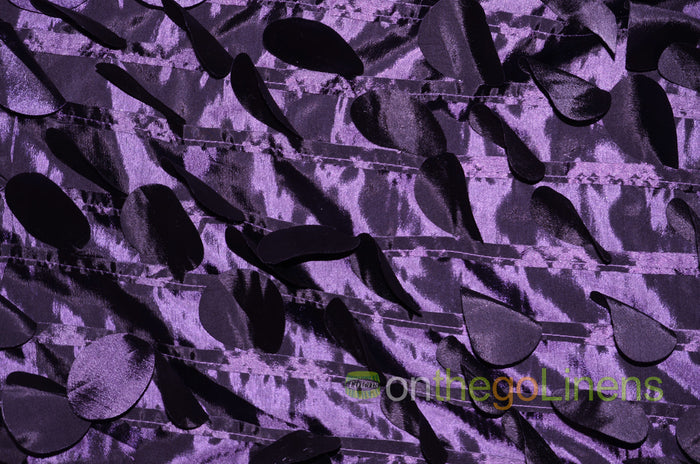57in x 96in - 8ft Tall / Plum