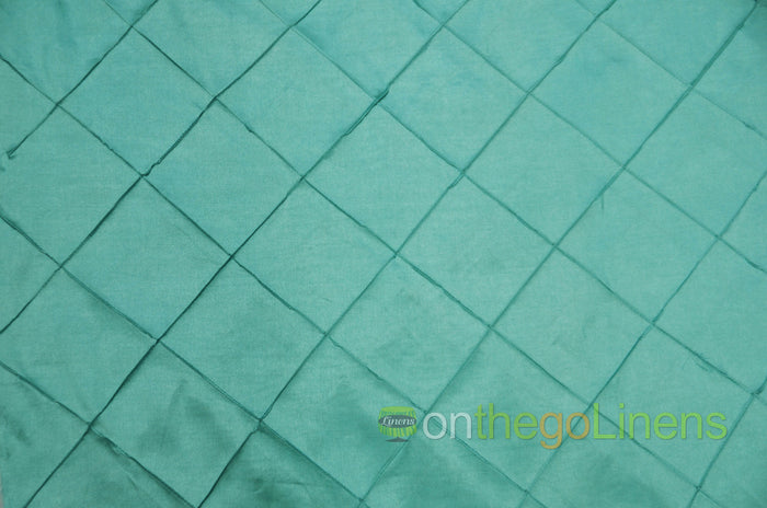 Pintuck 4x4 Table Linens | Diamond Taffeta Tablecloths |Multiple Colors |