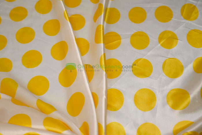 Polka Dot Charmeuse Satin Table Runners | Polka dot Satin Table Runners | Multiple Color s|