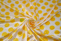 Polka Dot Charmeuse Satin Tablecloths | Large Dots | Multiple Colors |