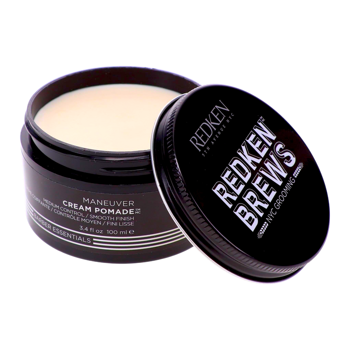 REDKEN Brews Maneuver Cream Pomade Medium Control 3.4 oz