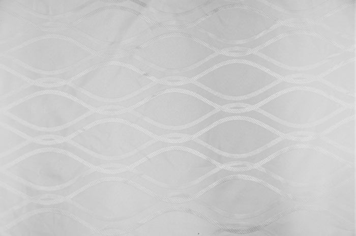 Reversible Elliptical Brocade Table Linen | Geometric Jacquard Tablecloth| Multiple Colors |