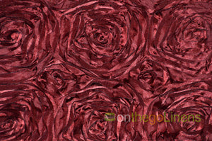 Tablecloth 90 Round / Burgundy