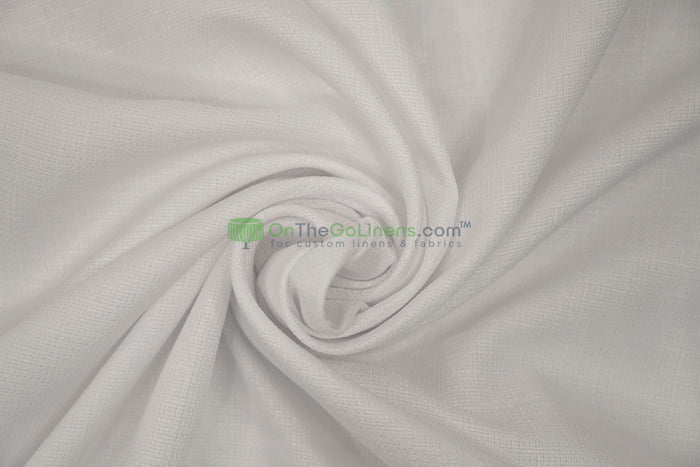 Rustic Linen Event Drapery Panels | Faux Linen Curtains | 100% Polyester | Multiple Colors |