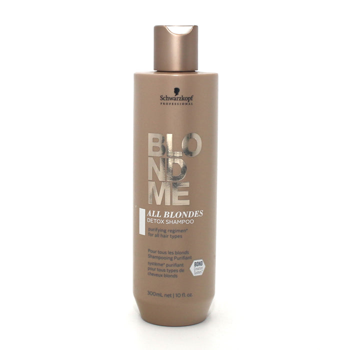 Schwarzkopf BlondMe All Blondes Detox Shampoo Purifying Regimen All Hair 10 oz - Overstock Beauty Supply