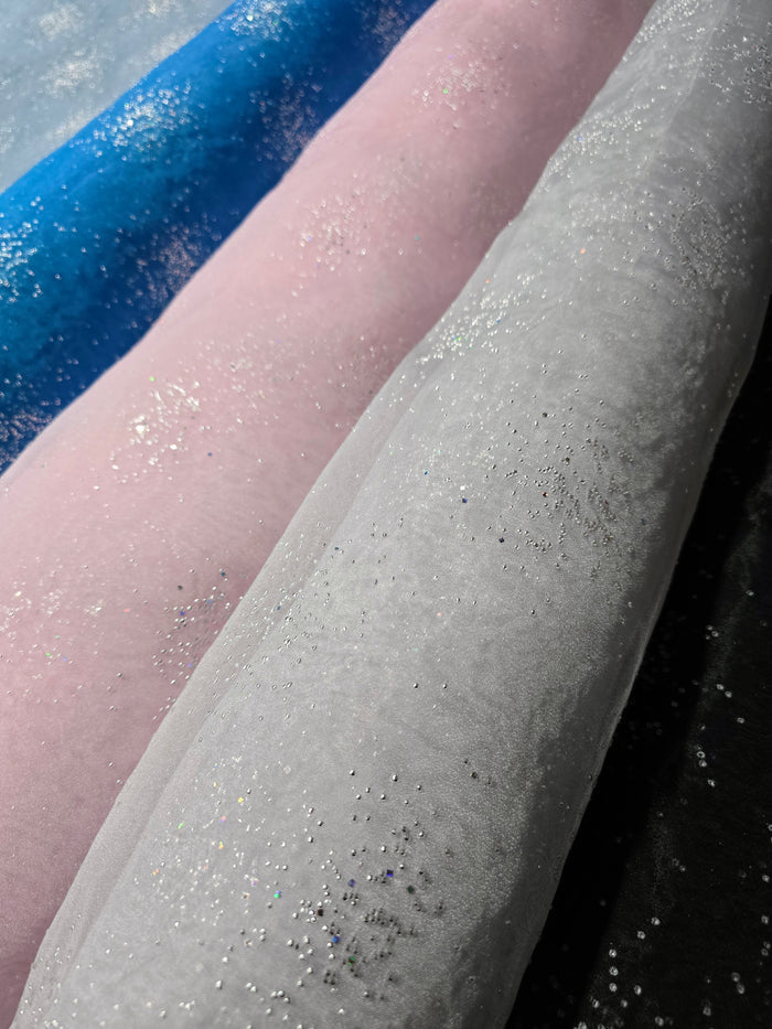 Sparkle Organza Event Drapery Panels | Sparkle Organza Curtains for Events and Decor | Multiple Colors |