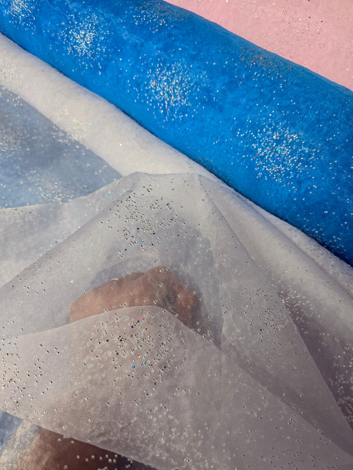 Sparkle Organza Event Drapery Panels | Sparkle Organza Curtains for Events and Decor | Multiple Colors |