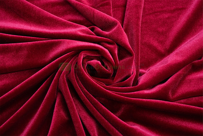 58in x 96in - 8ft Tall / Cranberry