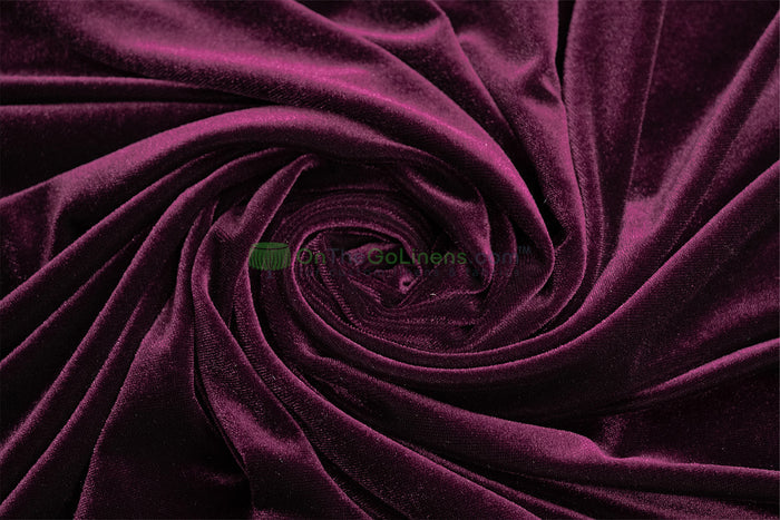 58in x 96in - 8ft Tall / Eggplant