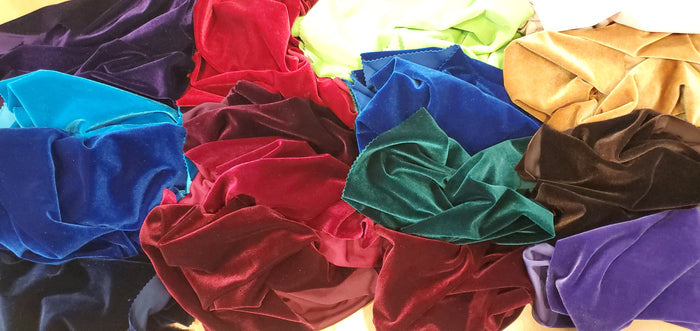 Stretch Velvet Tablecloths | Soft and Smooth Spandex Velvet Table Linens | Multiple Colors |