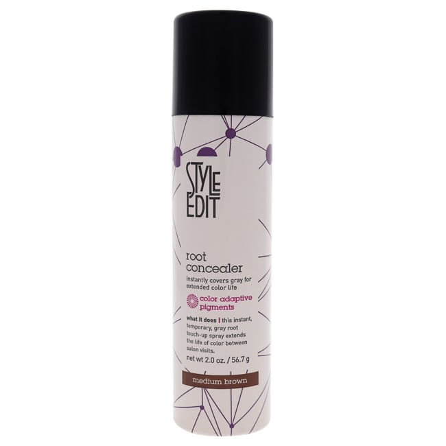 Medium Brown Root Concealer - Root Touch Up Spray For Medium Brown Hair Color - Temporary Hair Color Spray Instantly Covers Grey Hair, Pack of 1 (B07CLKZJ51)