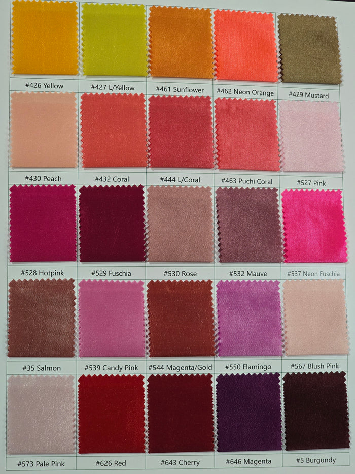 Taffeta Table Runners | Non Stretch Taffeta Table Runner | 75 Colors Available |