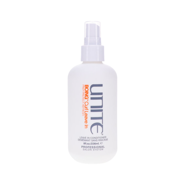 Unite hair care product bottle on a white background
