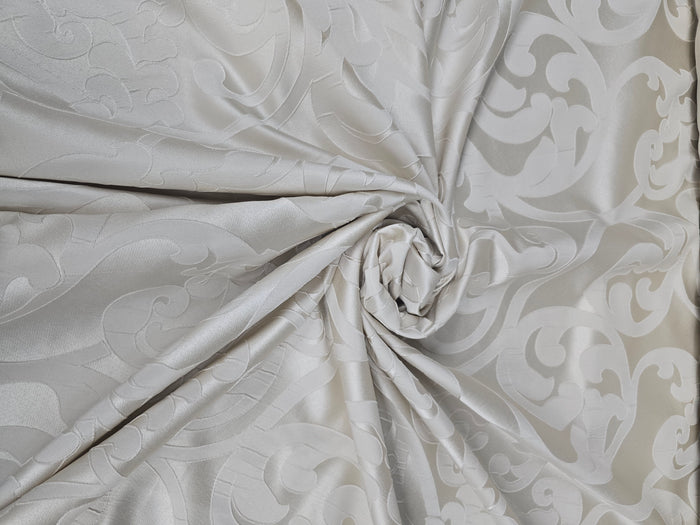 Victorian Damask Event Drapery Panels | Classic Jacquard Curtains | 100% Polyester |